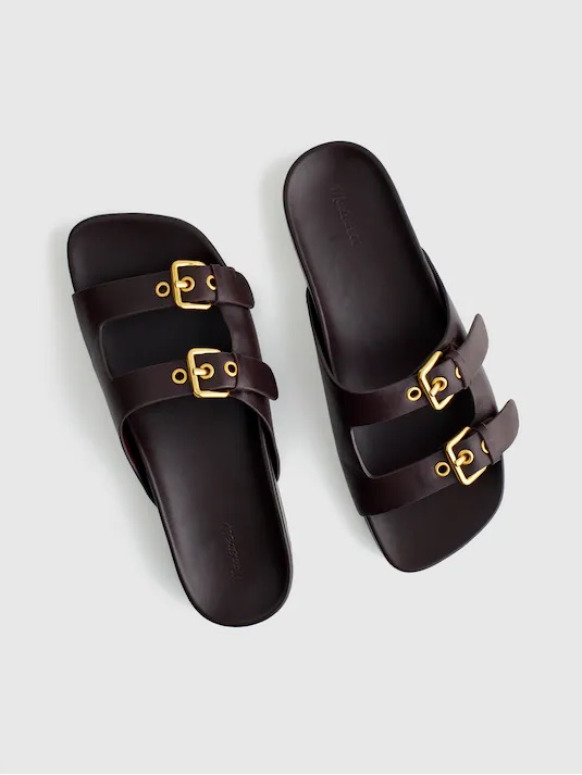 Madewell The Cambrea Double-Strap Sandal Nz727